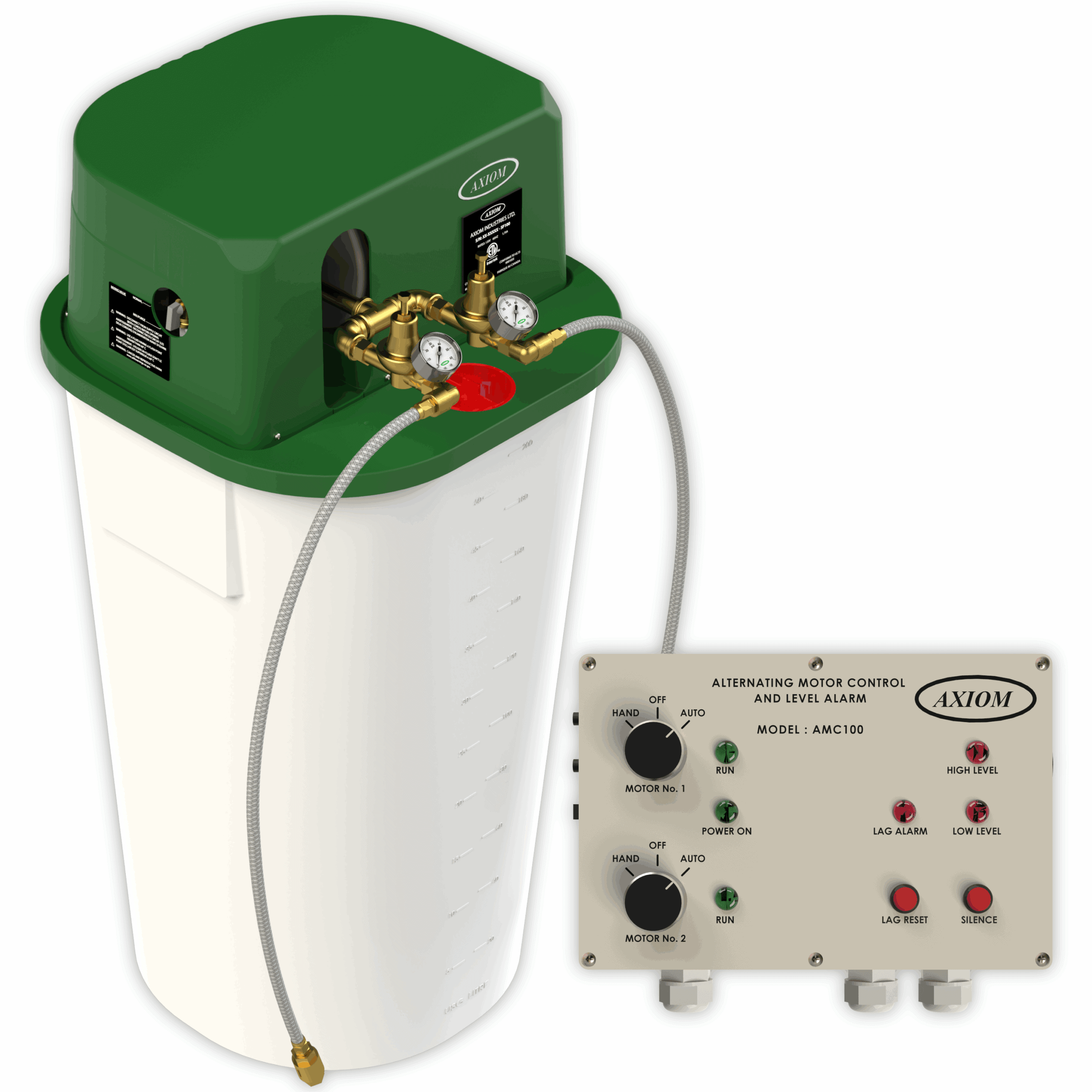 SALSATION サルセーション Asymmetric Tank XS SF100-D-P-2PRV - Alternating Dual Pump Multi Hydronic System